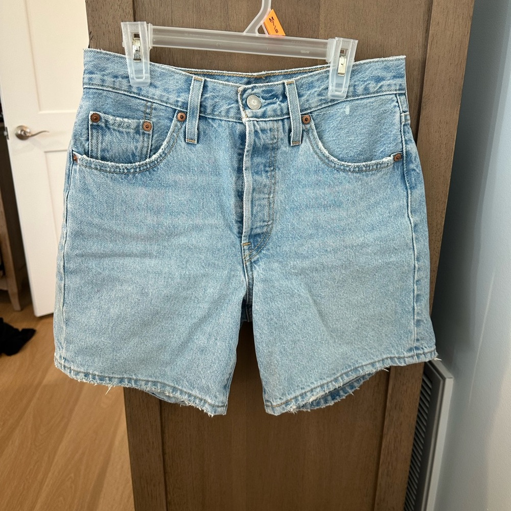 Levi's Classic Blue Denim Shorts